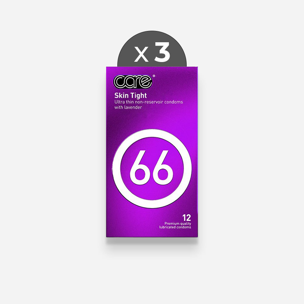 케어 66 스킨 타이트 3BOX - 36+9P - 콘돔 전문 쇼핑몰 | 콘도미스트