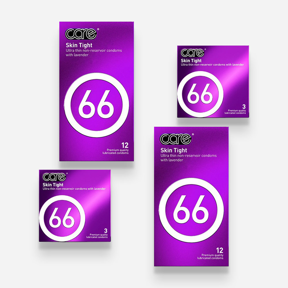 케어 66 스킨 타이트 2BOX - 24+6P - 콘돔 전문 쇼핑몰 | 콘도미스트